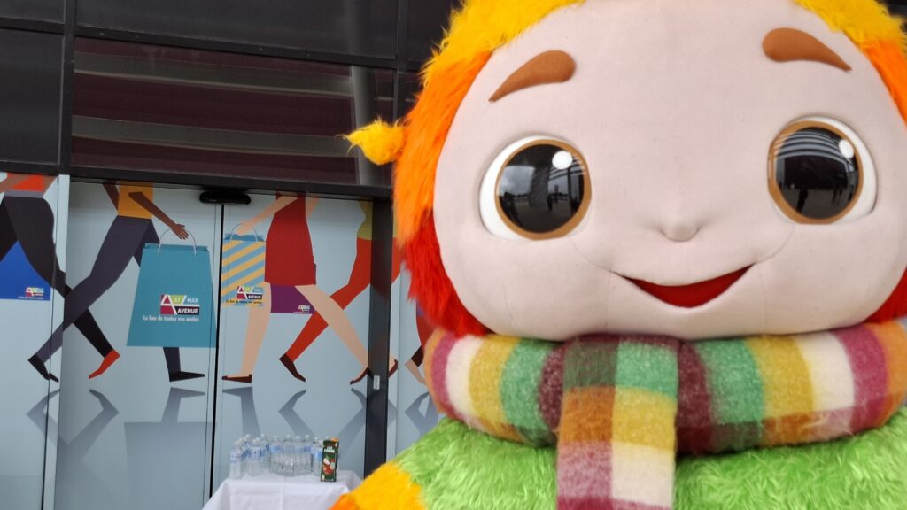 La mascotte Snooky de saint max avenue